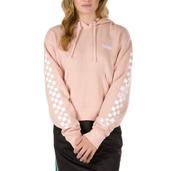 vans sweatshirt pink
